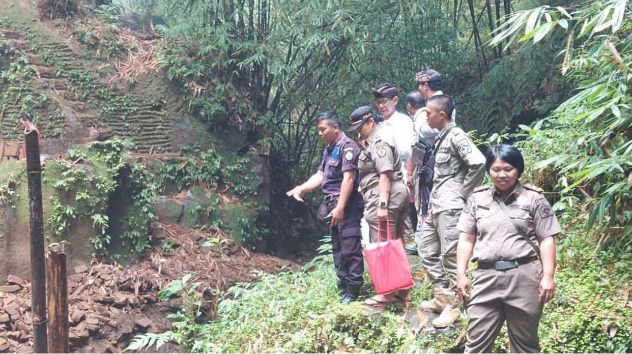 Menindaklanjuti laporan masyarakat galian batu padas di banjar buungan