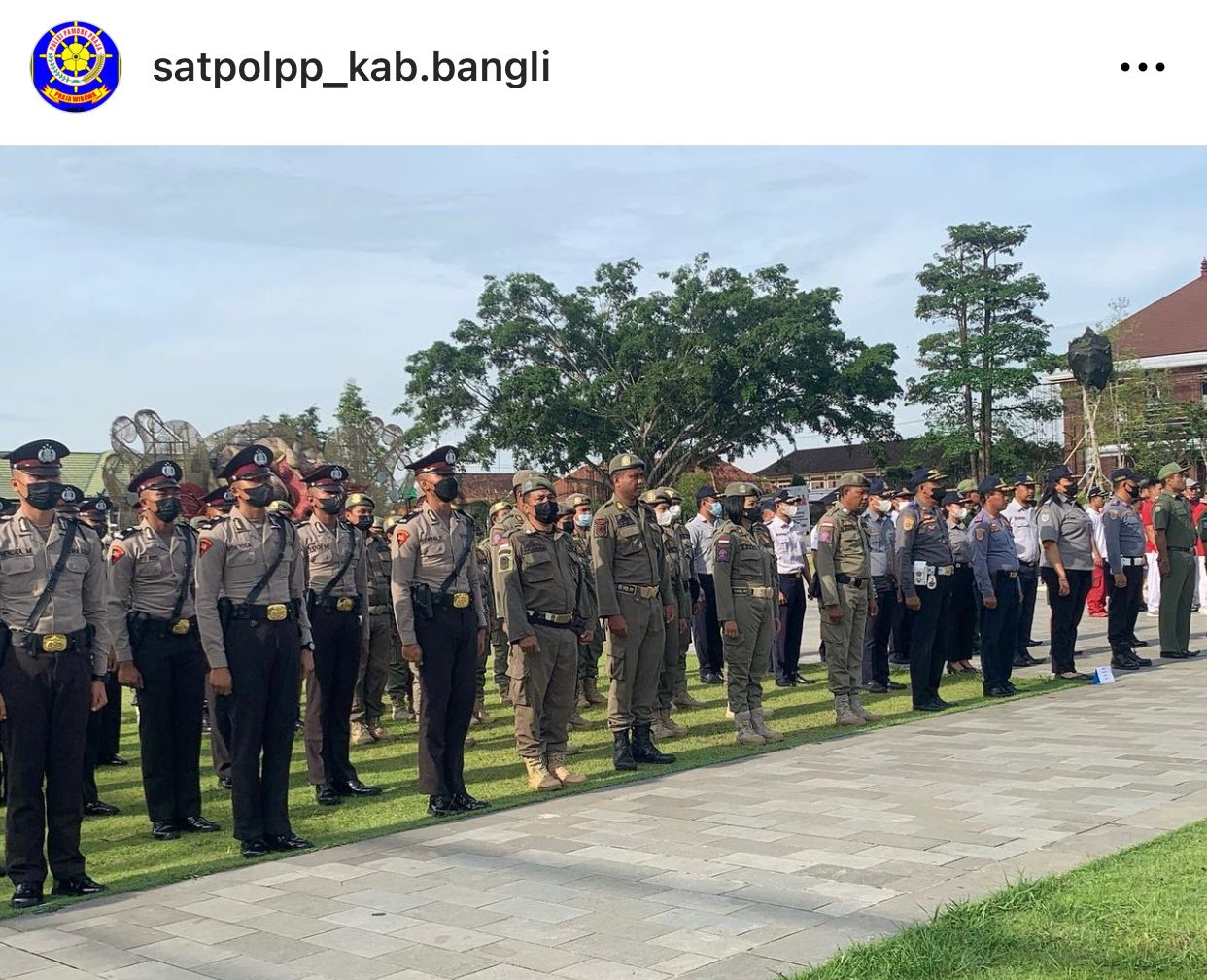 Apel penyerahan pataka panji-panji dan surat sakti I Gusti Ngurah Rai