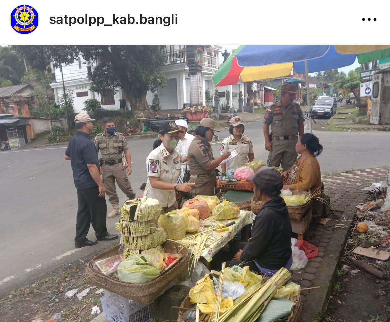 Patroli rutin di wilayah kecamatan Tembuku