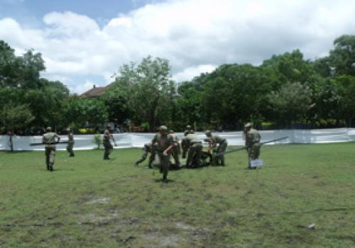 Kegiatan Lomba Pasang Bongkar Tenda (HUT Pol PP ke-61 Tahun 2011)