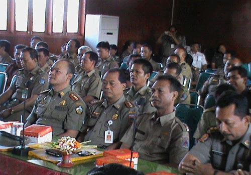 Rapat Kerja Satuan Polisi Pamong Praja Provinsi Bali